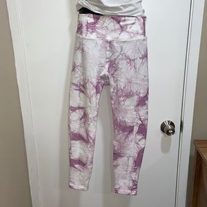 NWT Aerie Tie Dye Leggings | Pink&White | L